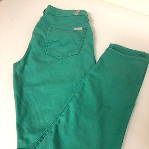 7 Seven for all Mankind Gwenevere Green Pants
